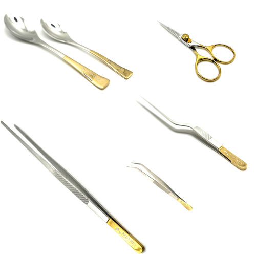 Zestaw Szefa kuchni - Chef Set Silver Lagoon  - Gold